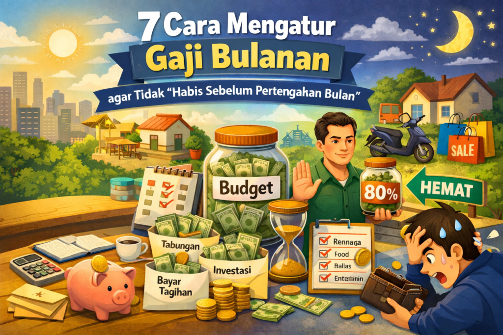 7 Cara Mengatur Gaji Bulanan agar Tidak Habis Sebelum Pertengahan Bulan