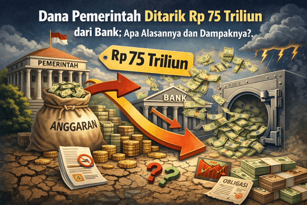 Dana Pemerintah Ditarik Rp 75 Triliun dari Bank Apa Alasannya dan Dampaknya