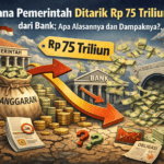 Dana Pemerintah Ditarik Rp 75 Triliun dari Bank Apa Alasannya dan Dampaknya
