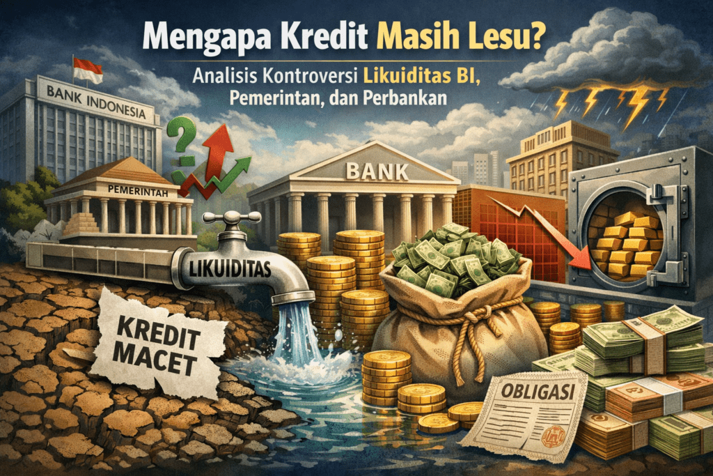 Mengapa Kredit Masih Lesu Analisis Kontroversi Likuiditas BI, Pemerintah, dan Perbankan