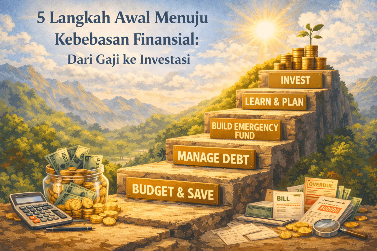 5 Langkah Awal Menuju Kebebasan Finansial Dari Gaji ke Investasi