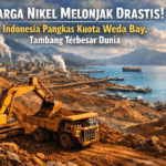 Harga Nikel Melonjak Drastis! Indonesia Pangkas Kuota Weda Bay, Tambang Terbesar Dunia