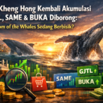 Lo Kheng Hong Kembali Akumulasi GJTL, SAME & BUKA Diborong Wisdom of the Whales Sedang Berbisik