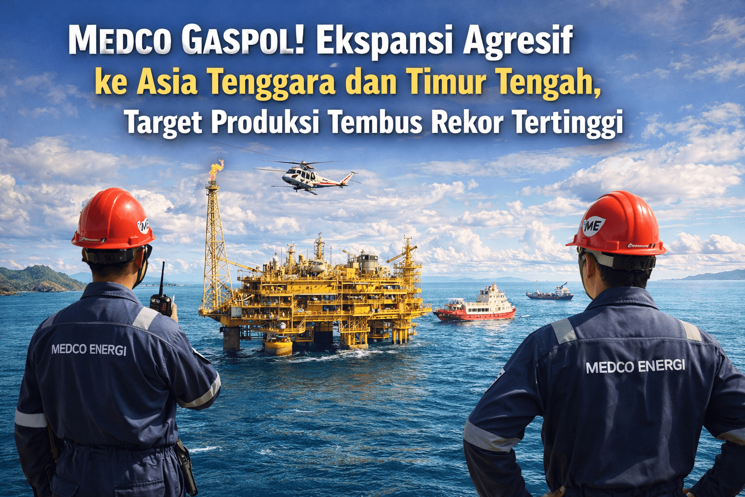 Medco Gaspol! Ekspansi Agresif ke Asia Tenggara dan Timur Tengah, Target Produksi Tembus Rekor Tertinggi