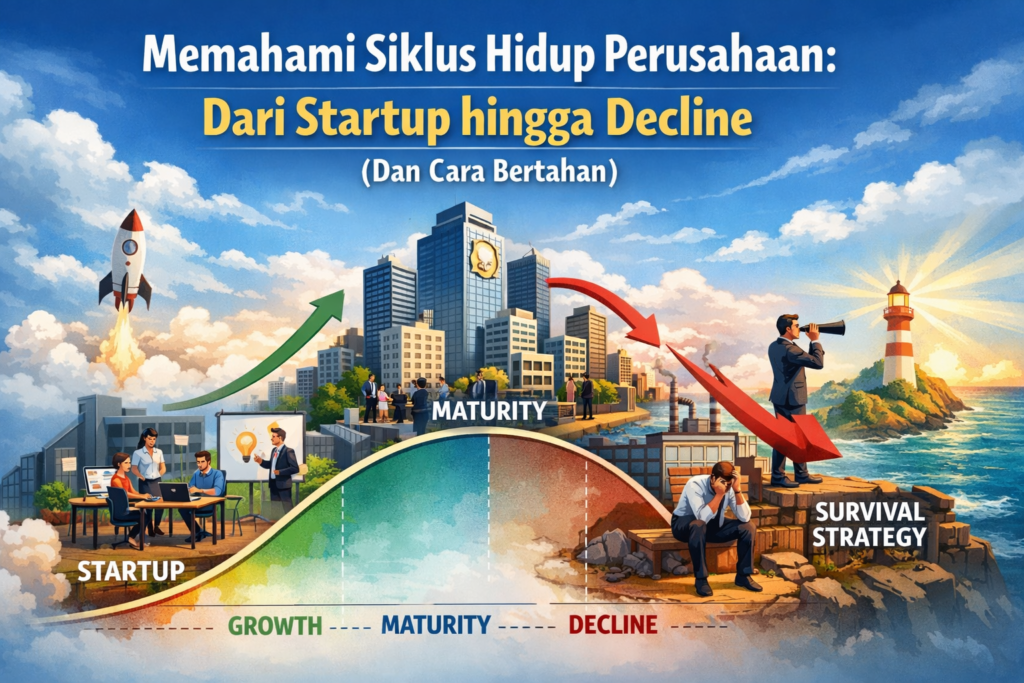 Memahami Siklus Hidup Perusahaan Dari Startup hingga Decline