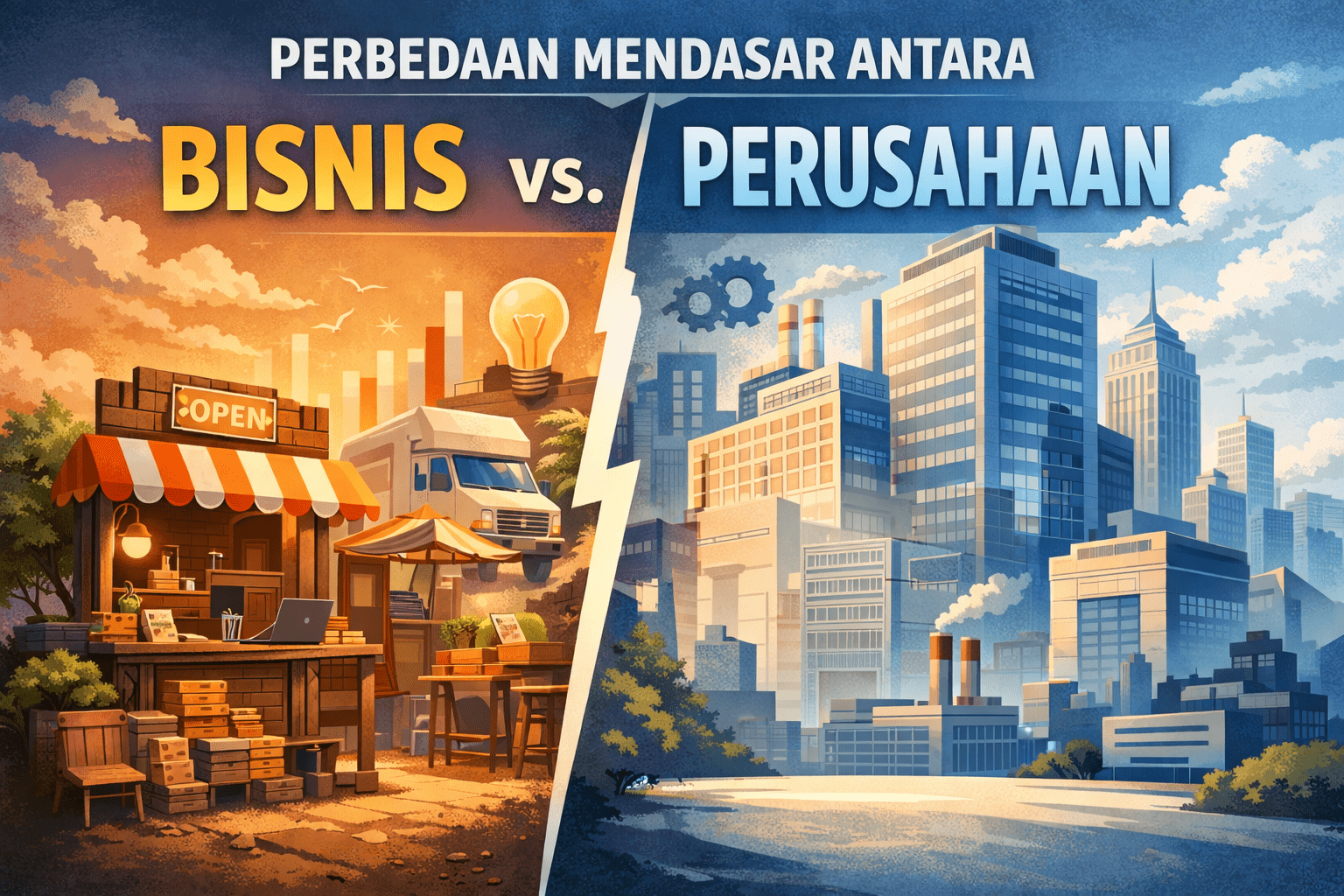 Bukan Hal yang Sama! Ini Perbedaan Mendasar Antara Bisnis dan Perusahaan