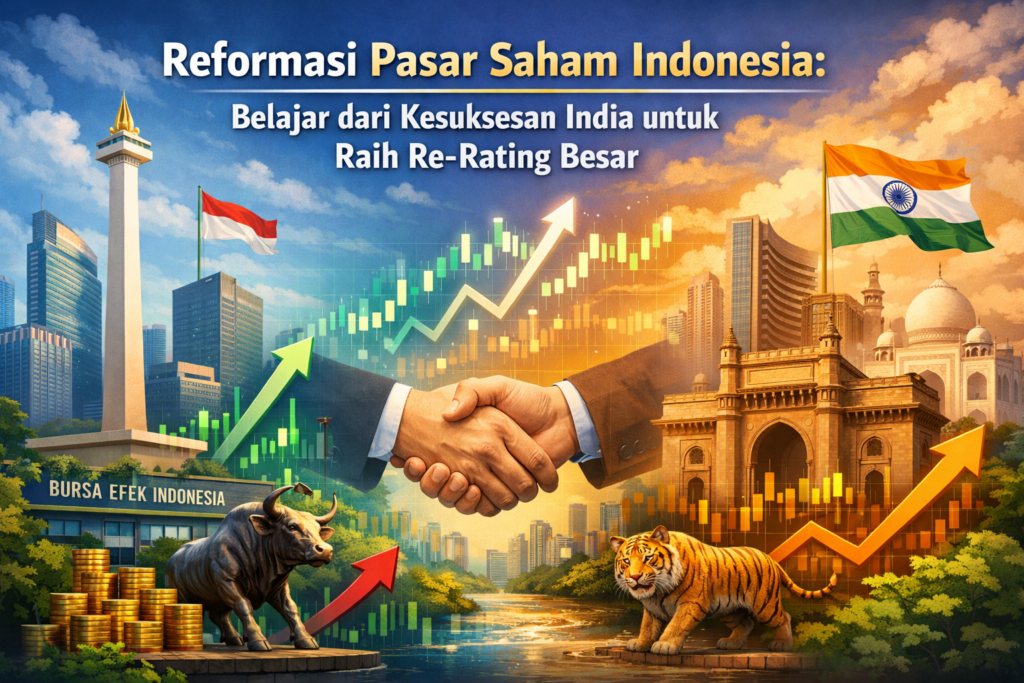 Reformasi Pasar Saham Indonesia Belajar dari Kesuksesan India untuk Raih Re-Rating Besar