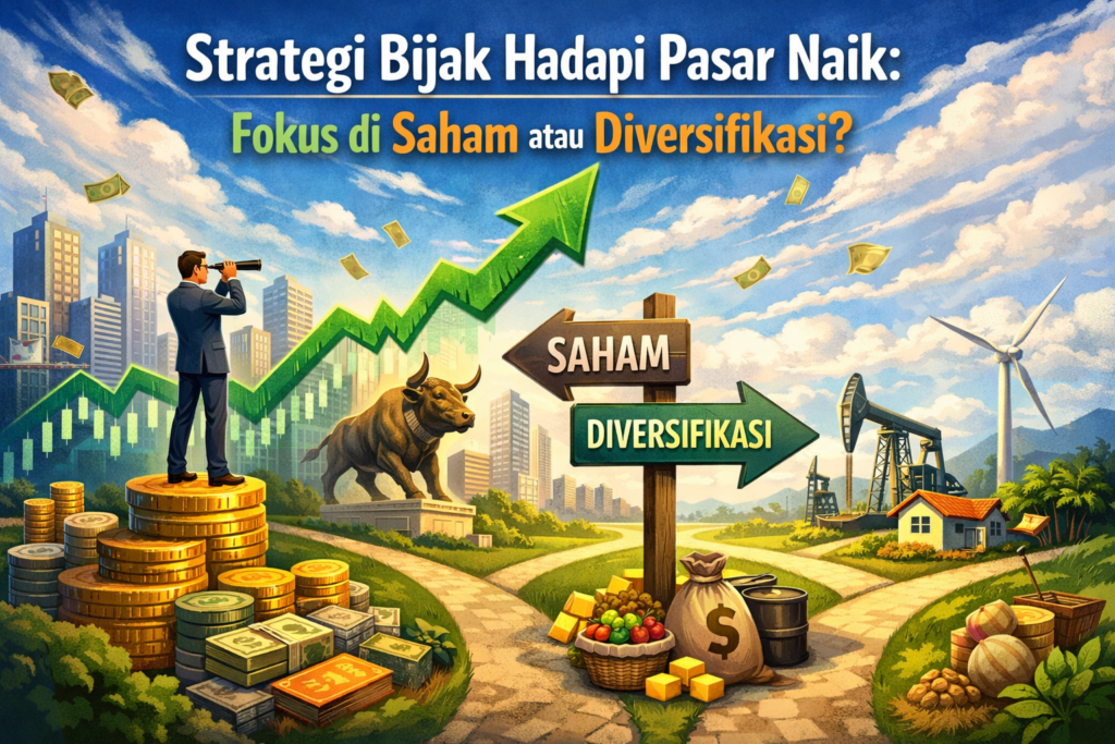 Strategi Bijak Hadapi Pasar Naik Fokus di Saham atau Diversifikasi