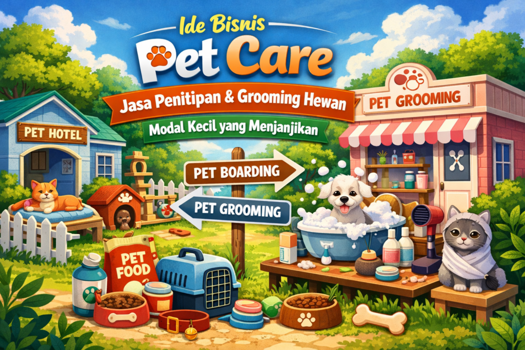 Ide Bisnis Pet Care Jasa Penitipan dan Grooming Hewan, Modal Kecil yang Menjanjikan