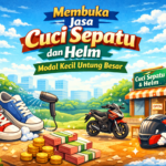 Membuka Jasa Cuci Sepatu dan Helm Modal Kecil Untung Besar, Ini Cara Memulainya!