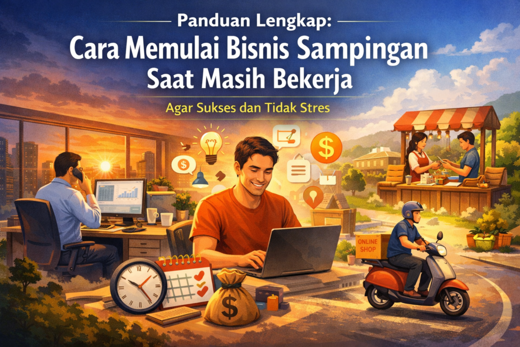 Panduan Lengkap Cara Memulai Bisnis Sampingan Saat Masih Bekerja agar Sukses dan Tidak Stres