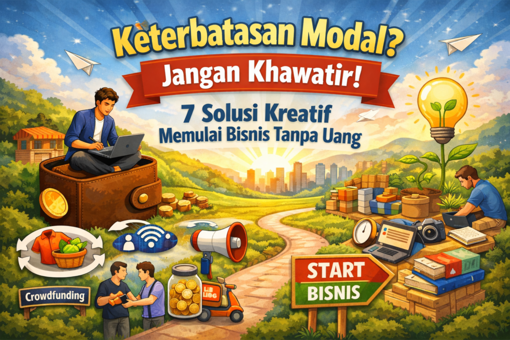 Keterbatasan Modal Jangan Khawatir! 7 Solusi Kreatif Memulai Bisnis Tanpa Uang