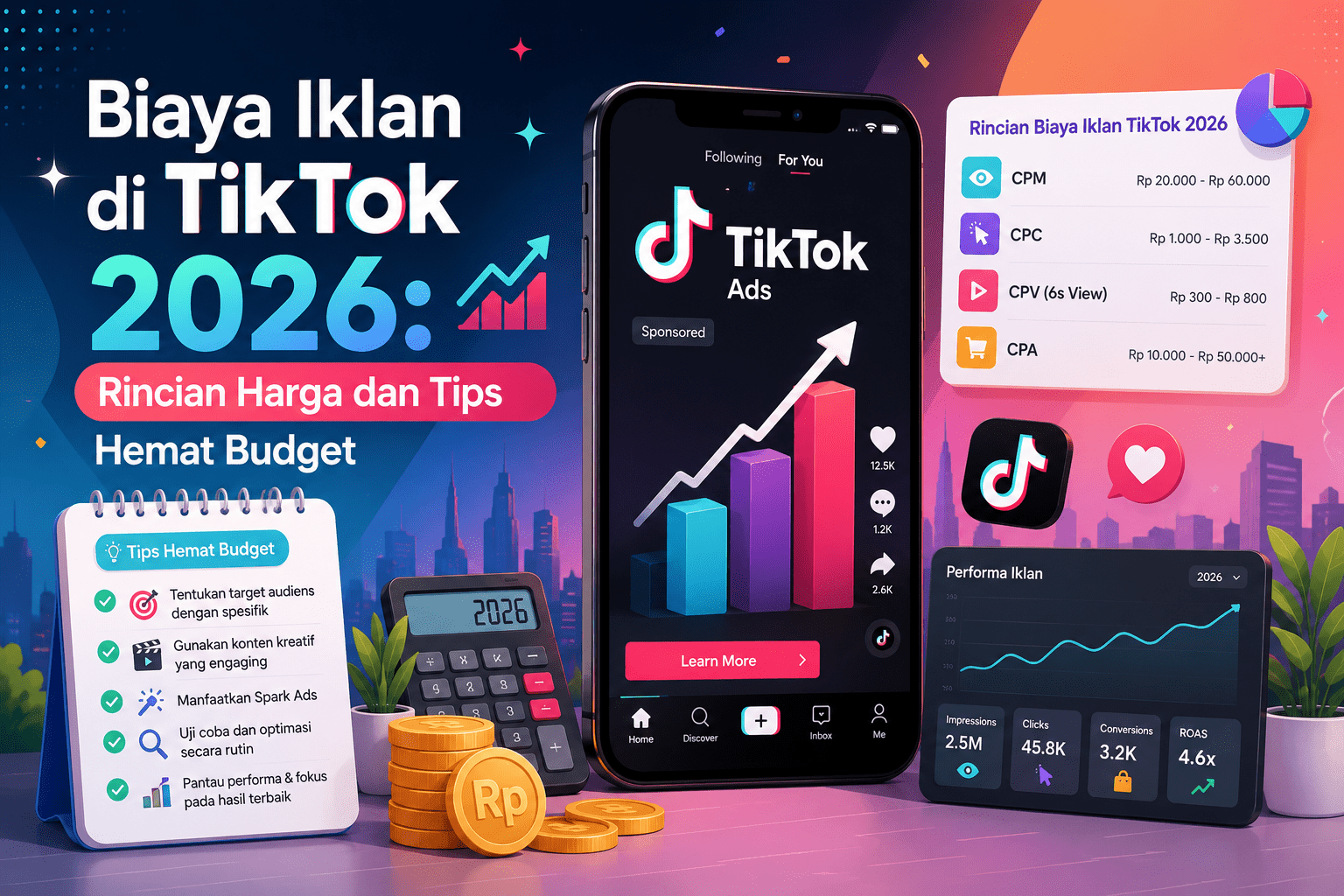 Biaya Iklan di TikTok 2026: Rincian Harga + Tips Hemat Budget Anti-Boros
