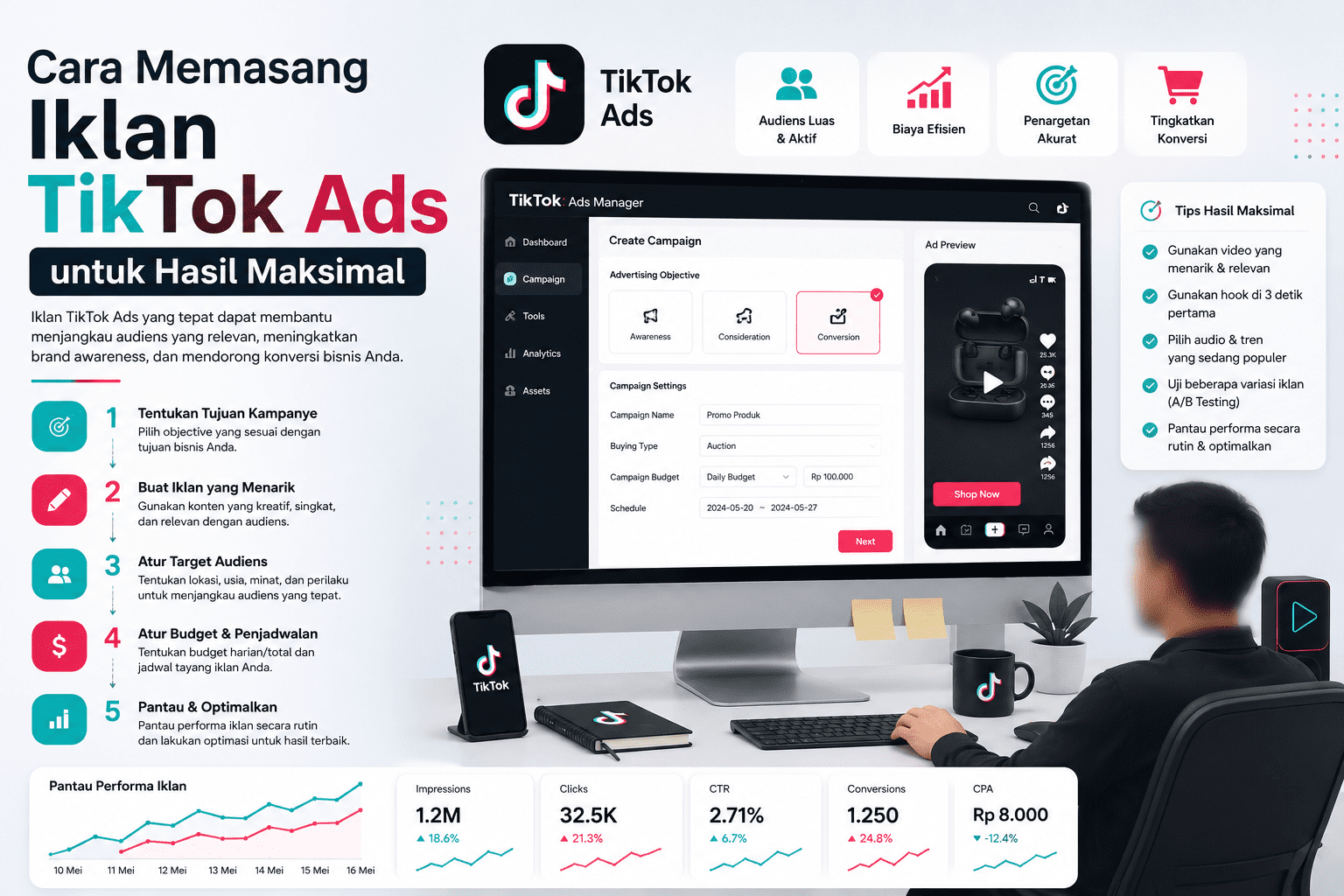 Cara Memasang Iklan TikTok Ads untuk Hasil Maksimal