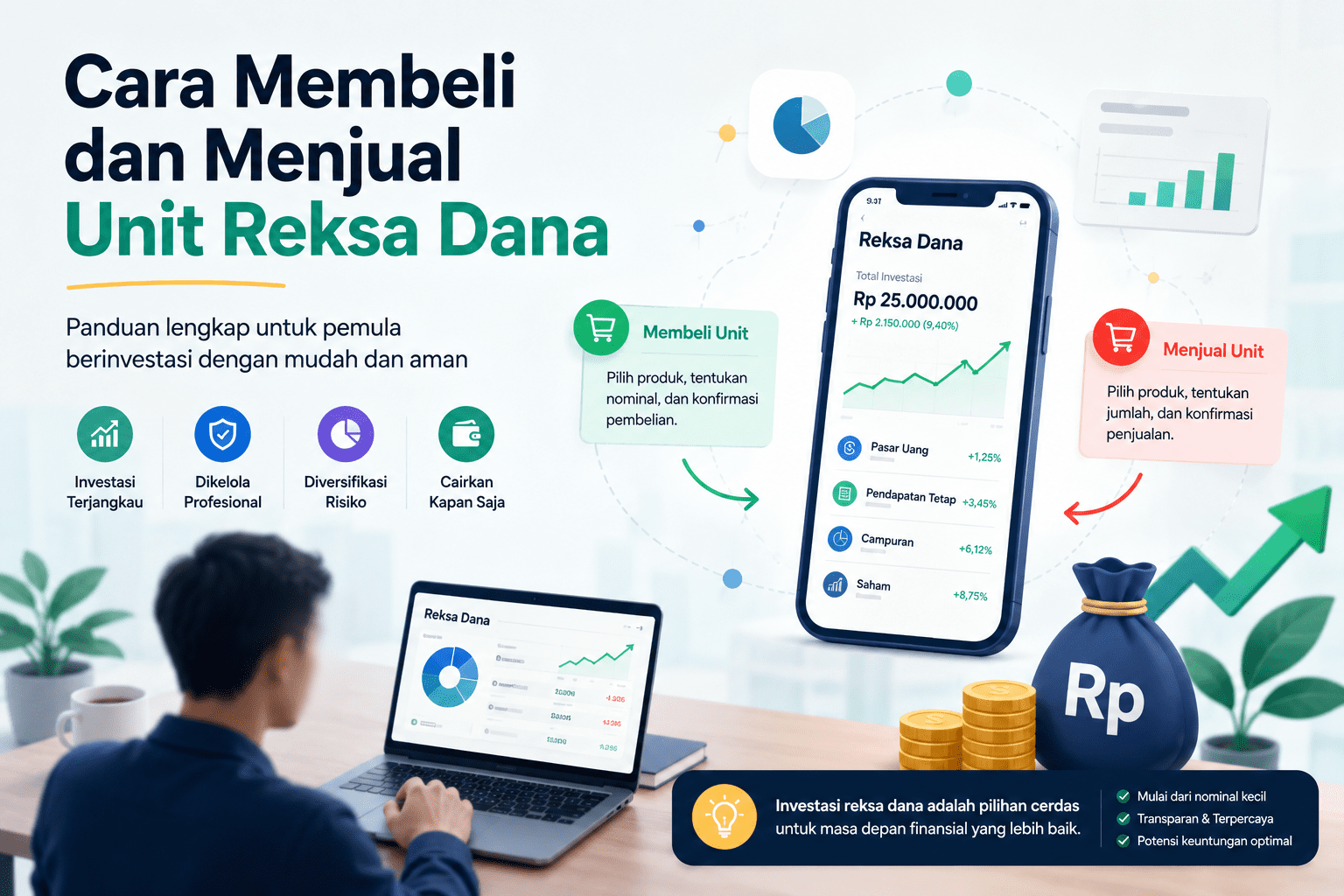 Cara Membeli dan Menjual Unit Reksa Dana untuk Pemula