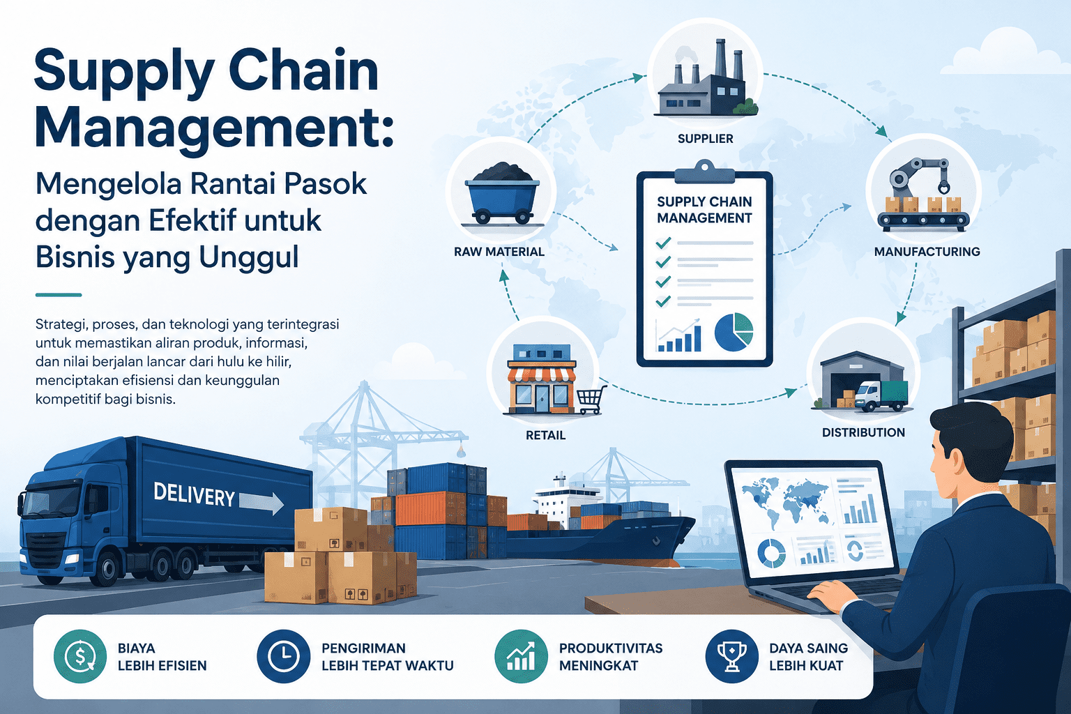 Supply Chain Management Mengelola Rantai Pasok dengan Efektif untuk Bisnis yang Unggul