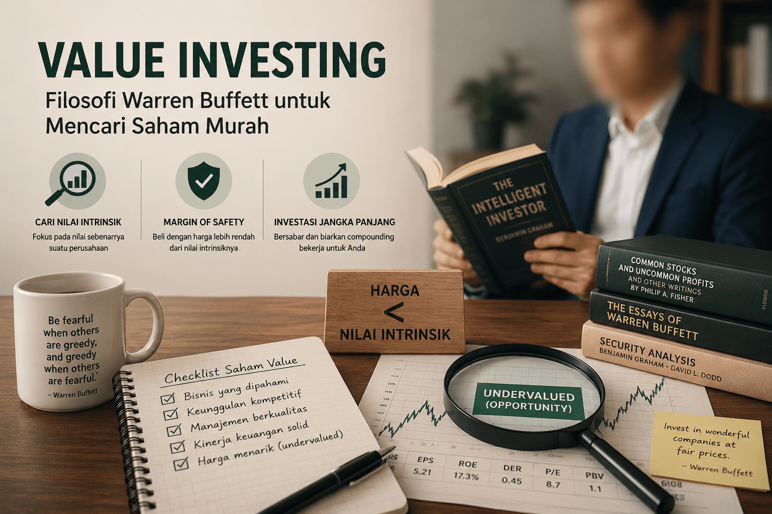 Value Investing Filosofi Warren Buffett Mencari Saham yang Benar-benar Murah