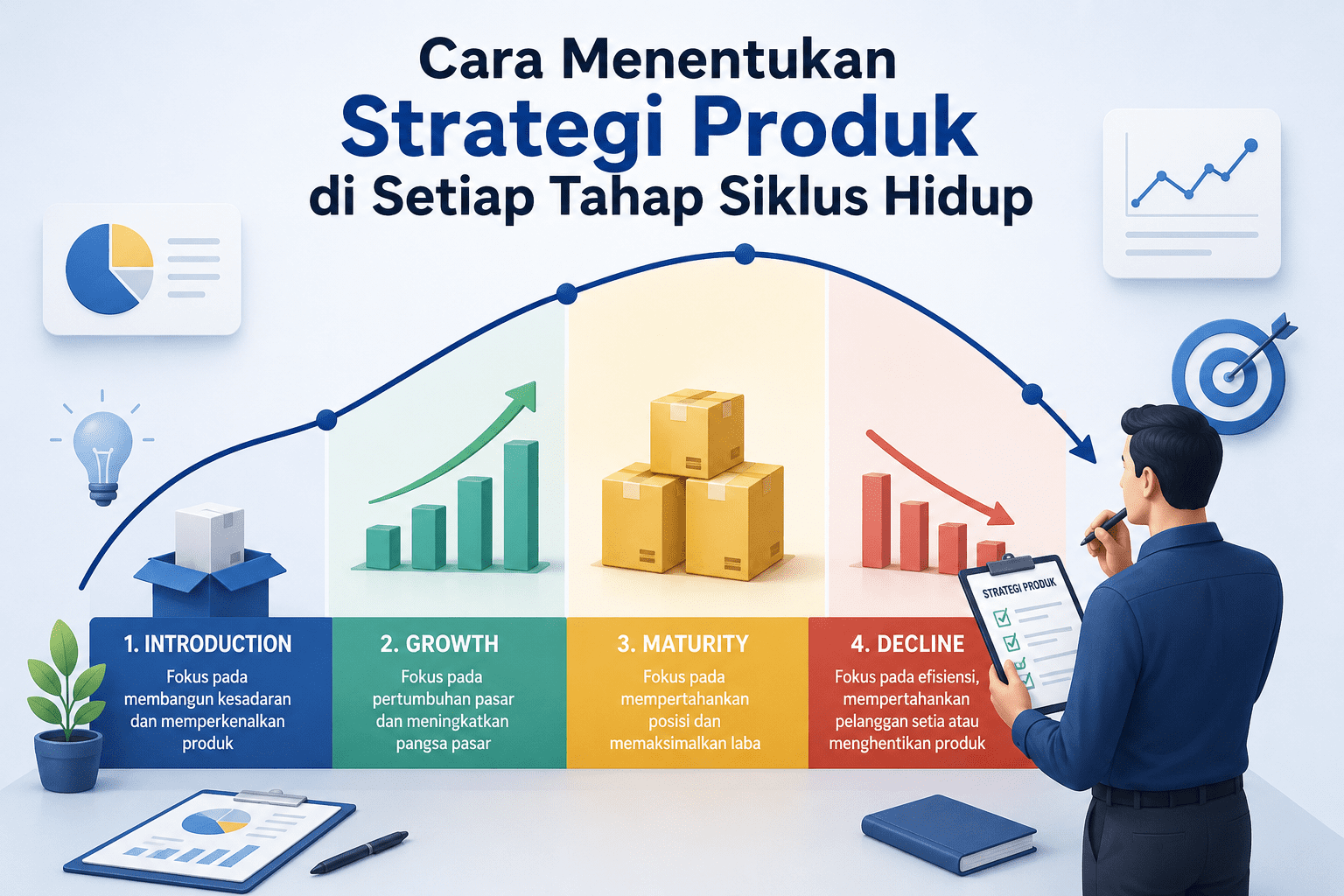 Cara Menentukan Strategi Produk di Setiap Tahap Siklus Hidup Panduan Lengkap