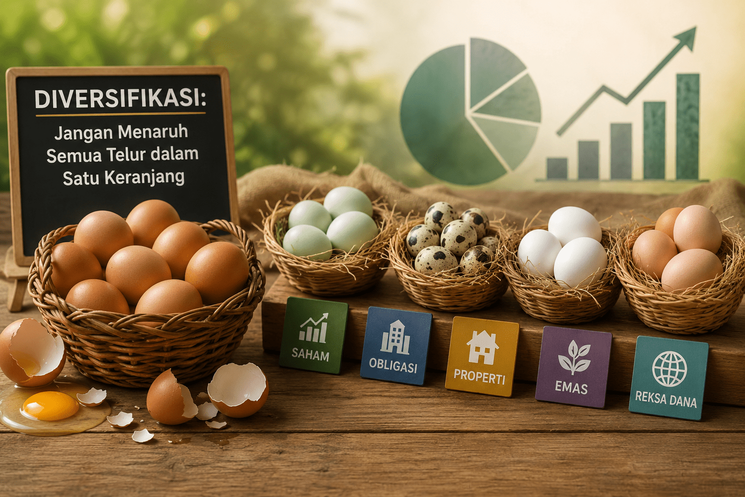 Diversifikasi Jangan Menaruh Semua Telur dalam Satu Keranjang