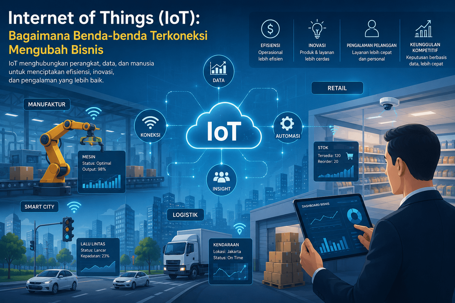 Internet of Things (IoT)：Benda-benda Terkoneksi yang Mengubah Wajah Bisnis