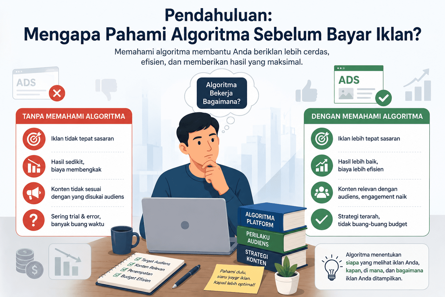 Mengapa Pahami Algoritma Sebelum Bayar Iklan