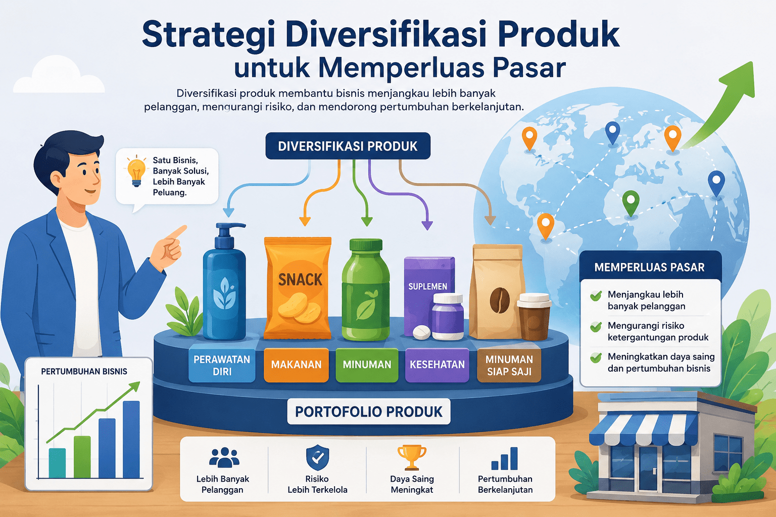 Strategi Diversifikasi Produk Kunci Jitu Memperluas Pasar dan Meningkatkan Pendapatan