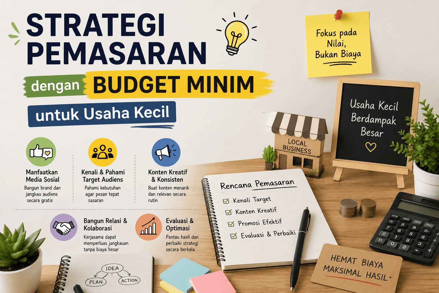 Strategi Pemasaran dengan Budget Minim untuk Usaha Kecil