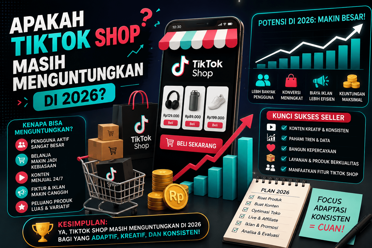 TikTok Shop 2026 Peluang Emas atau Medan Perang Biaya Analisis Lengkap untuk Penjual