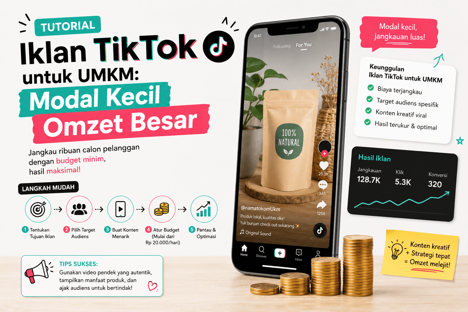 Tutorial Iklan TikTok untuk UMKM Modal Kecil Omzet Besar