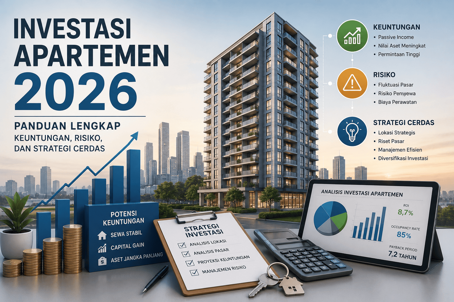 Investasi Apartemen 2026 Panduan Lengkap Keuntungan, Risiko, dan Strategi Cerdas