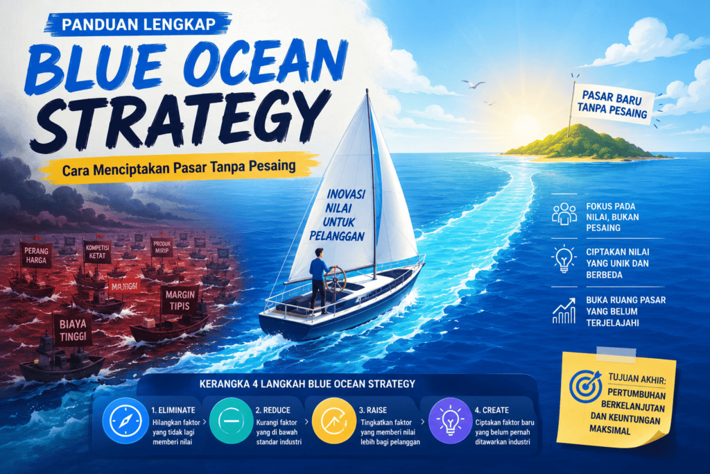 Panduan Lengkap Blue Ocean Strategy Cara Menciptakan Pasar Tanpa Pesaing