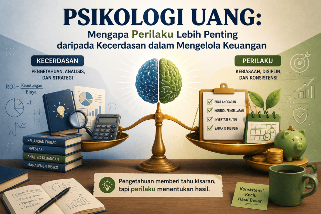 Psikologi Uang Mengapa Perilaku Lebih Penting daripada Kecerdasan dalam Mengelola Keuangan