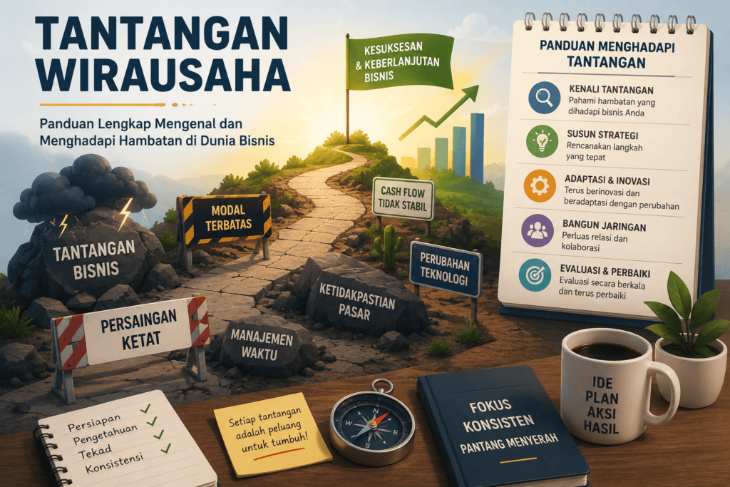 Tantangan Wirausaha Panduan Lengkap Mengenal dan Menghadapi Hambatan di Dunia Bisnis