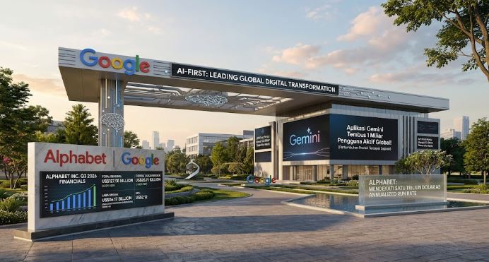 Kinerja Keuangan Alphabet Q3 2026: Pendapatan Tembus US$127 Miliar & Gemini Capai 1 Miliar Pengguna