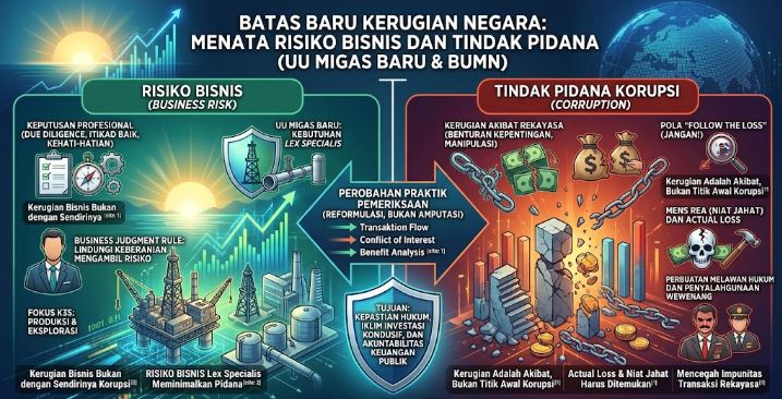 Menatap Garis Batas Kerugian Negara dan Risiko Bisnis: Mengapa Kepastian Hukum Vital bagi BUMN dan Industri Migas