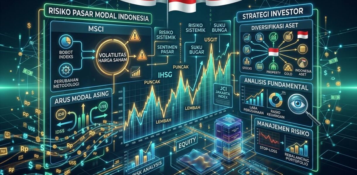 Risiko Pasar Modal Indonesia MSCI, Arus Modal Asing, dan Strategi Investor Menghadapi Volatilitas IHSG
